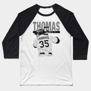 Frank Thomas Chicago W Sketch Baseball T-Shirt
